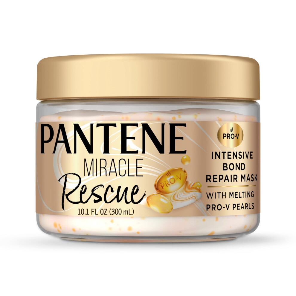 Pantene Miracle Rescue Hair Mask  Intensive Bond Repair with Melting Pro-V Pearls  Melts Away Damage  Builds Bonds  Strengthens Against Damage  Deep C