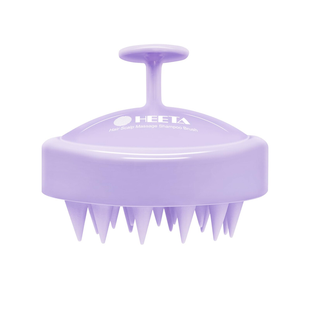 Heeta Scalp Massager Hair Growth Scalp Scrubber With Soft Silicone Bristles For Hair Growth & Dandruff Removal Hair Shampoo Brush For Scalp Exfoliat
