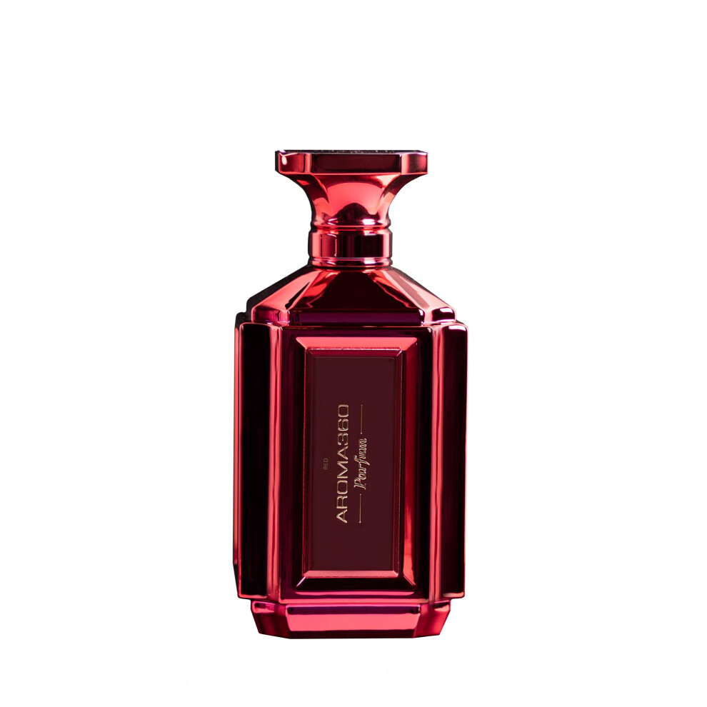 Aroma360 Women's Perfume - Luxurious Fragrance - Notes Of Grapefruit Amber Peppercorn & Sea Moss - Red 100Ml/3.38 Fl Oz