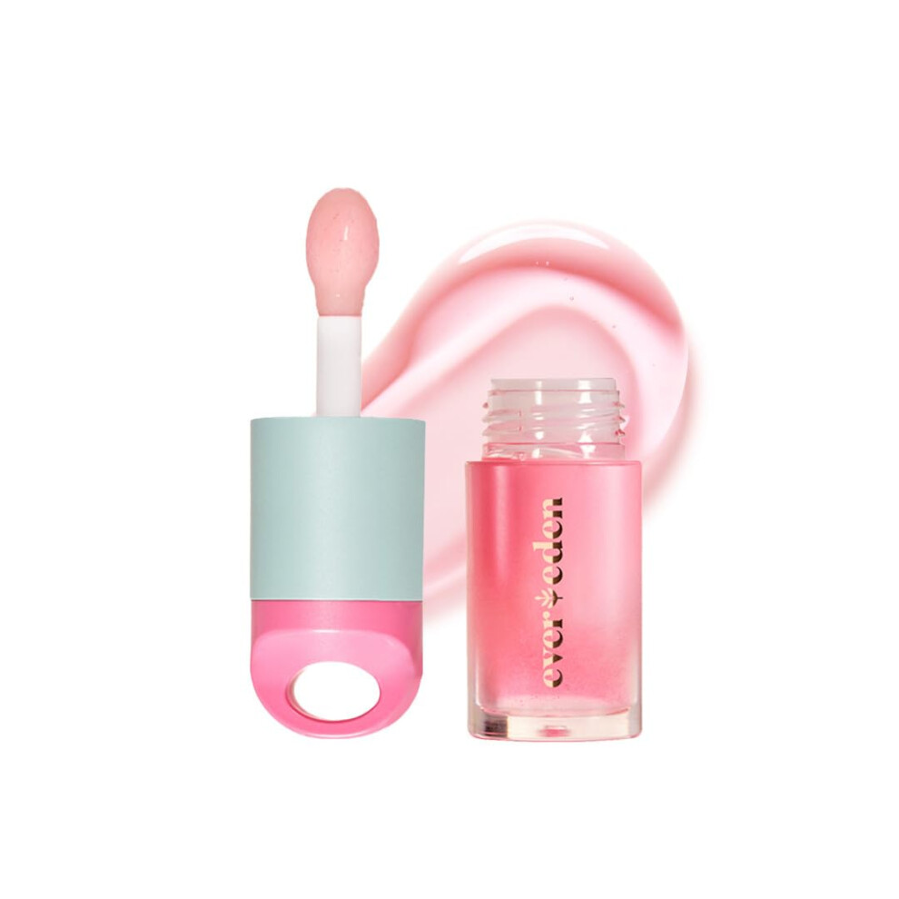 Evereden Kids Tinted Non Toxic Lip Gloss: Sakura - Non Toxic Kids Makeup - Vegan Clean Makeup for Kids - Soothing & Hydrating Kid Lip Gloss with Cherr