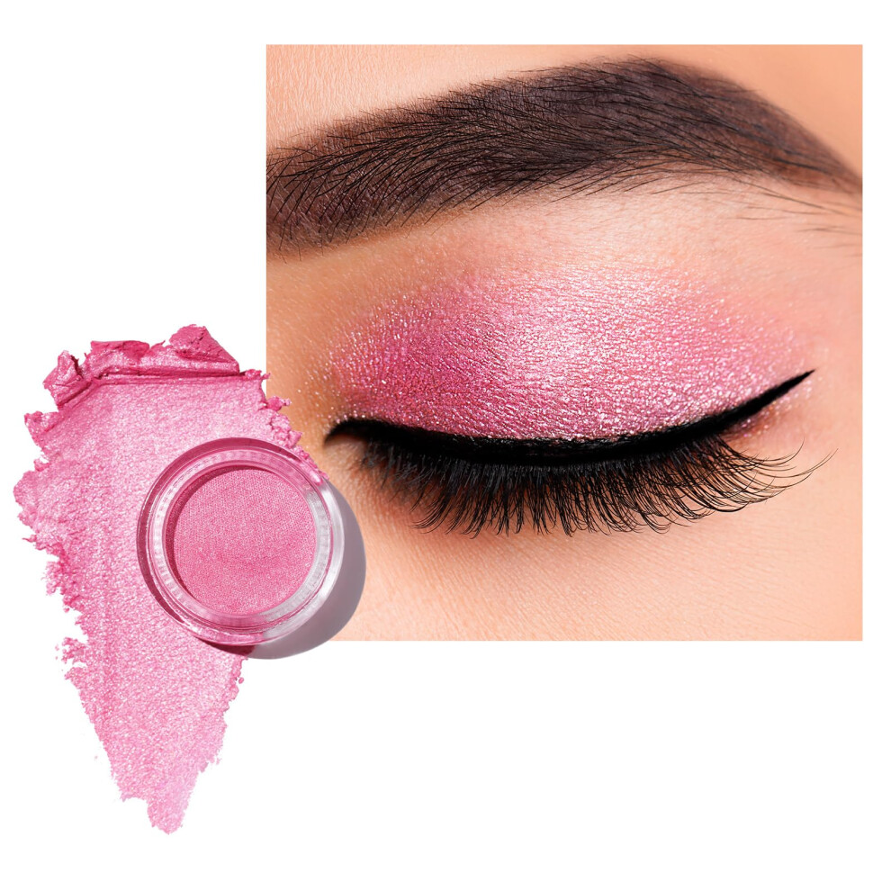 Oul Oulac Pink Cream Eyeshadow Also For Highlighter Large Capacity Highly Pigmented Eye Shadow Waterproof &Long Lasting With Moisturizing Formula 11