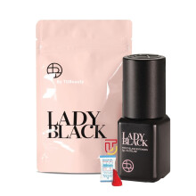 Sky Lady Black Glue Extension Ciglia 5 ml / Colla per ciglia professionale ad altissima resistenza / Asciugatura rapida in 1-3 secondi / Durata 5