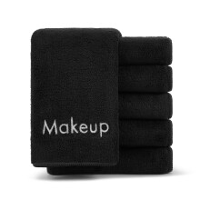 Arkwright Makeup Remover Wash Cloth - Pack of 6 - Ultra Soft & Gentle Microfiber Coral Fleece Small Fingertip Towels Decorative Powder Room & Gu