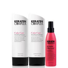 Keratin Complex - KCEXPRESS Treatment Aftercare Kit - 13,5 fl oz amponu pro pci o barvu 13,5 fl oz kondicionru pro pci o barvu 13,5 fl oz Keratin