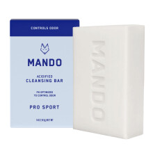 Mando Acidified Cleansing Bar - 24-timers lugtkontrol - Fjerner lugt bedre end s?be - Fugtgivende formel - SLS Fri Parabenfri - Sikker for f?lsom