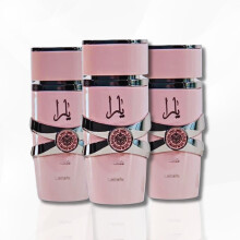 Lattafa Yara fr kvinnor Eau de Parfum Spray 3,4 uns (frpackning med 3)