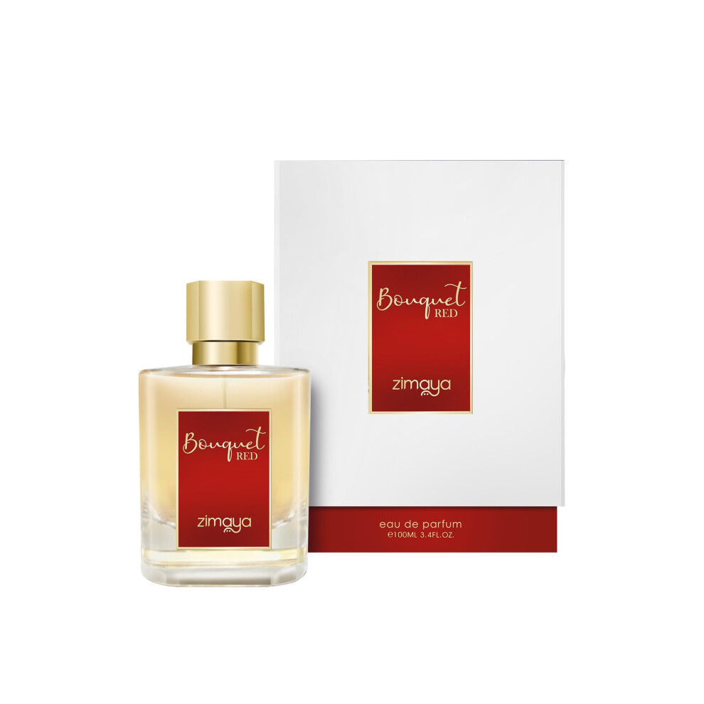 Zimaya Unisex Red Bouquet Eau De Parfum Spray For 3.4 Fl. Oz