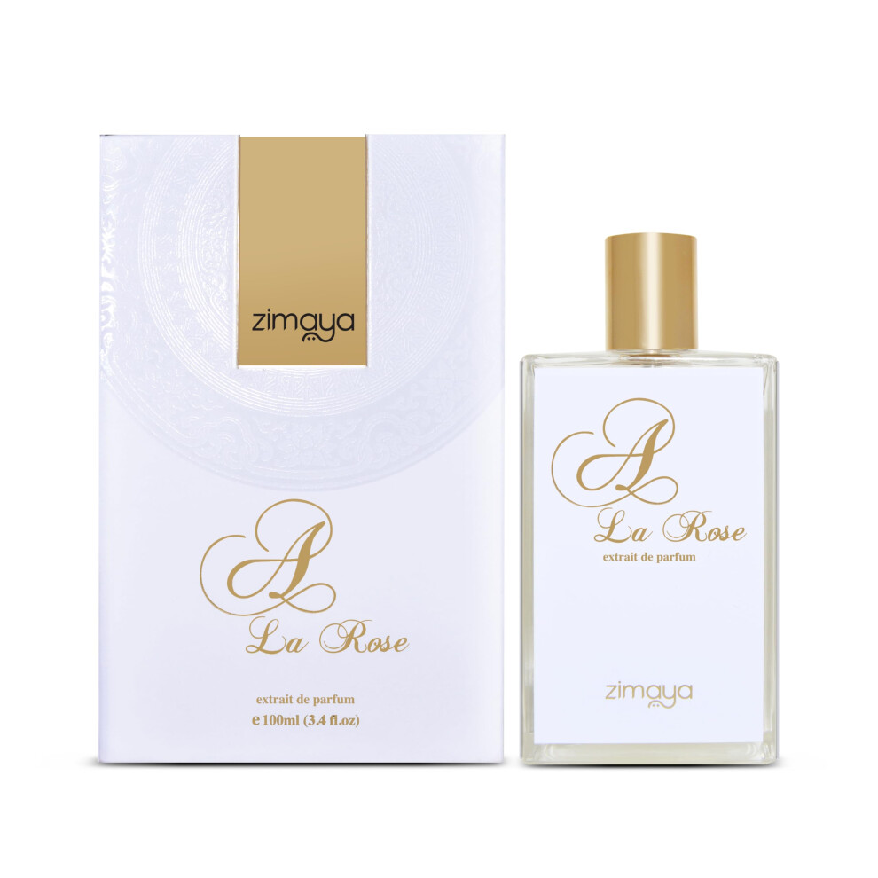 Zimaya Afnan A La Rose Extrait De Parfum Spray For Women 3.4 Ounce