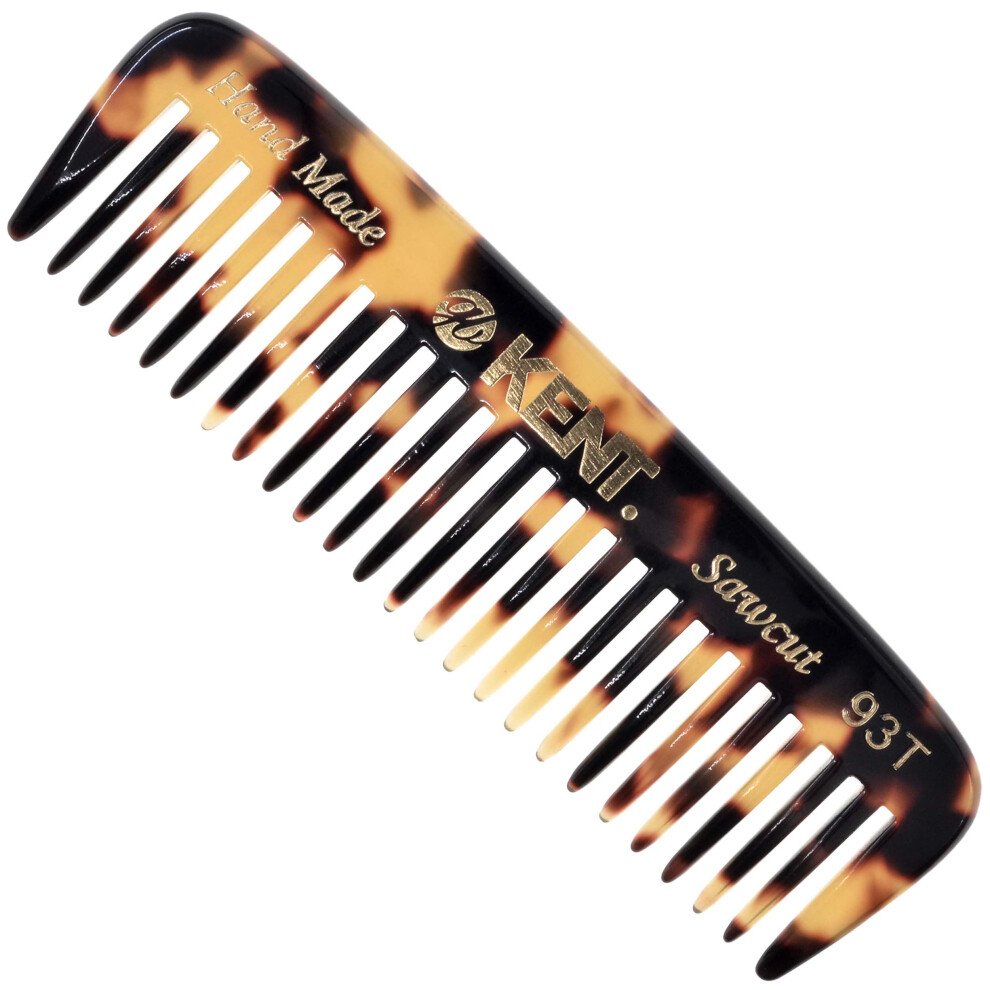 Kent 93TY Mini Beard Comb for Men  Wide Tooth Men's Comb  Mustache Comb and Beard Combs for Facial Hair  Small Pocket Sized Travel Comb  Mini Comb Det