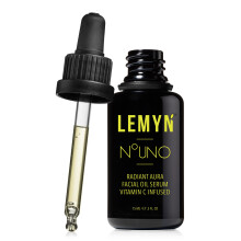 Lemyn Organics Hydrat & Glow Face Oil - Vitamin C&E serum | Frisklavet & 100% naturlig | Boosted hydrering og forbedret elasticitet og fasthed -