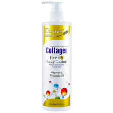 Lotion mains et corps au collagène DISAAR Beauty - vitamine E et huile d'avocat, hydratation en profondeur, raffermit et lisse la peau (480 g)