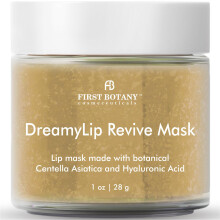 Lppmask och lppbalsam - 2 i 1 nrande och terfuktande lppmask ver natten (beige)