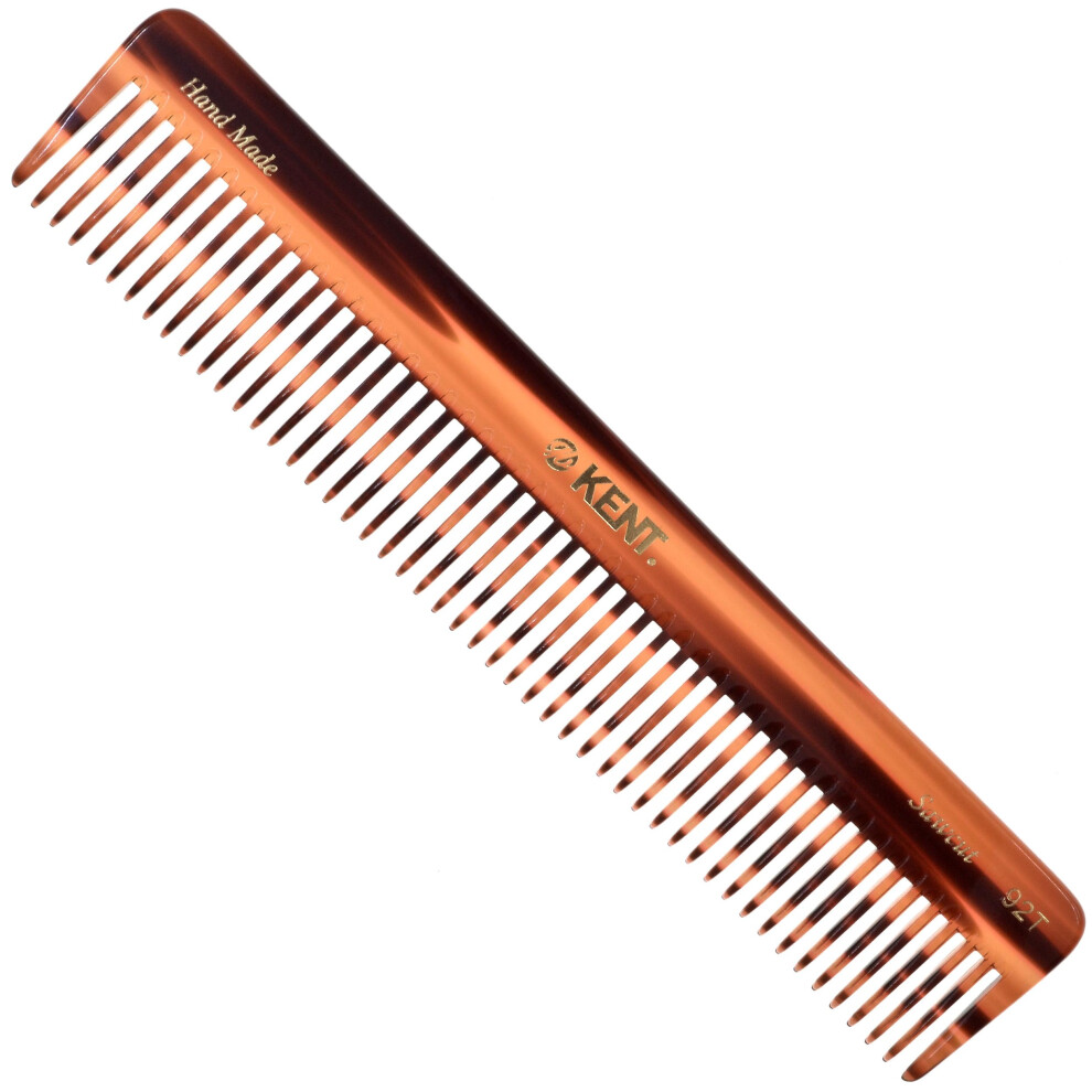 Kent 92T Wide Tooth Detangler Comb for Curly Hair  Detangling Comb for All Hair Types