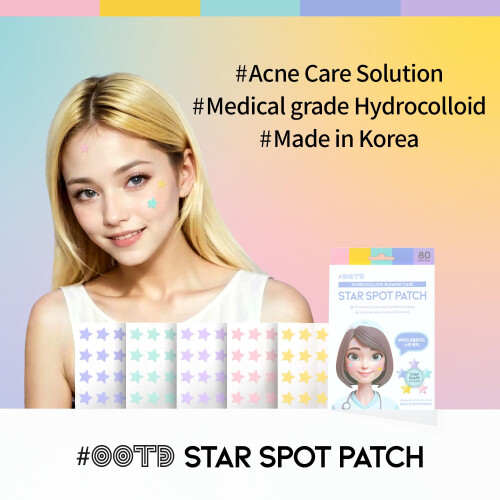 OOTD, Star Spot Patch, Hydrocolloid Blemish Care , 80_patches 1