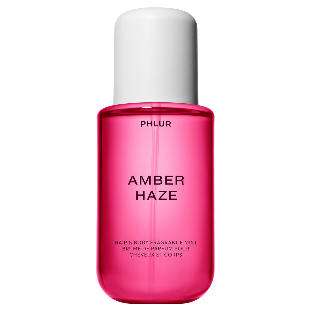 Phlur Women's Amber Haze Body Mist - Hair & Body Mist For & Men Fragrance - Jasmine Saffron & Vanilla Body Spray (8 Fl Oz)