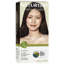 Naturtint 4WN Radiant Nature Brown Glamour tarts hajfestk (1 db-os csomag) Ammniamentes, vegn kegyetlensg mentes, akr 100%-os szrke feds, hos