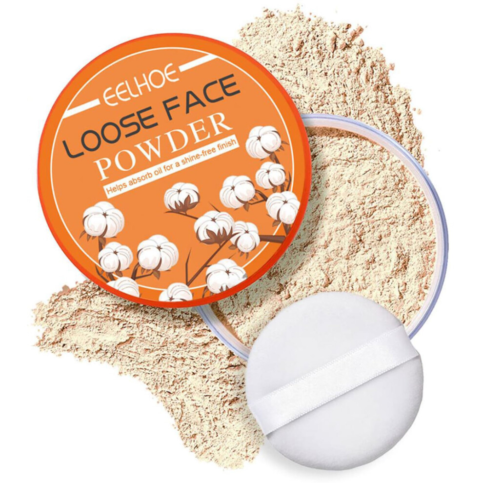 Loose Setting Powder Translucent Powder Setting Powder Long Lasting Oil Control Loose Face Powder Lightweight Face Finishing Powder Even Skin Tone Wat