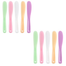 BFLCTTBD 10 db muanyag kozmetikai spatula nagy boru spatula smink kozmetikai maszk spatula jrafelhasznlhat kozmetikai kanl kevero barkcs maszk e