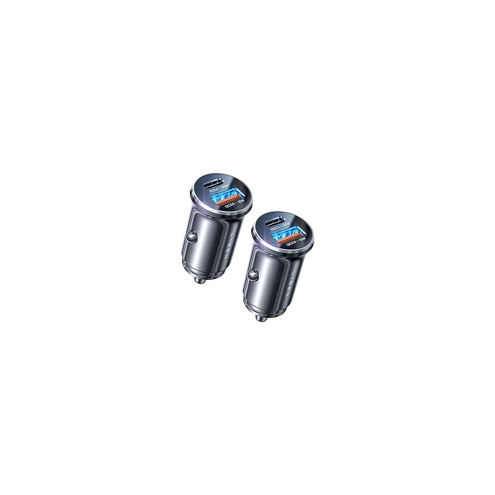 Lisen 2Pack Car Phone Charger Usb C Car Charger 54W+54W [Usbc 36W+Usba 18W] Pd3.0 12V Usb Socket Fast Charge [Metal] Ci 8187006325312