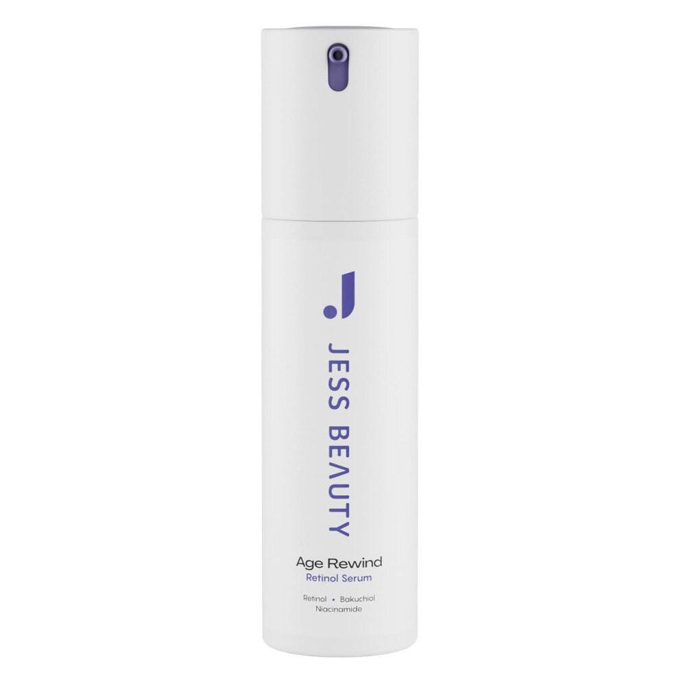 Jess Beauty Cream | Age Rewind Skin Care Retinol Serum Bakuchiol & Niacinamide 1 Fl. Oz | Retinol Night Face Moisturizer Face