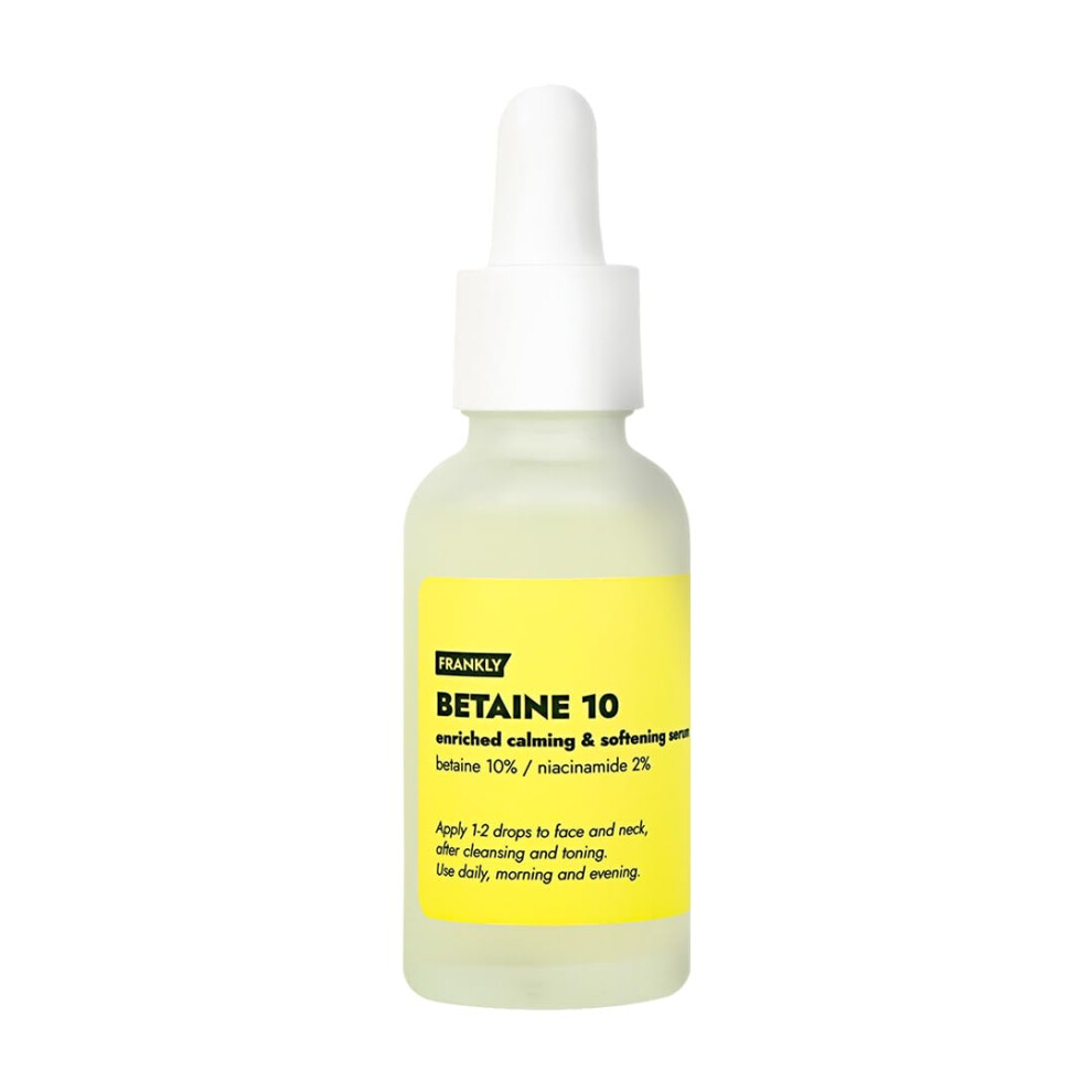 Suorakkoin Green Frankly Betaine 10 Serum - Calm Soften And Restore Skins Beauty And Elasticity | 10% Betaine & 1% Niacinamide Fusion | Vegan & Ewg | 1.01 Fl.oz