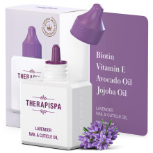 THERAPISPA Professional Nail & Cuticle Oil  2.0 fl oz - Nourished with Jojoba  Avocado  Vitamin E  and Biotin (B7) for Superior Hydration  Repair  Rev
