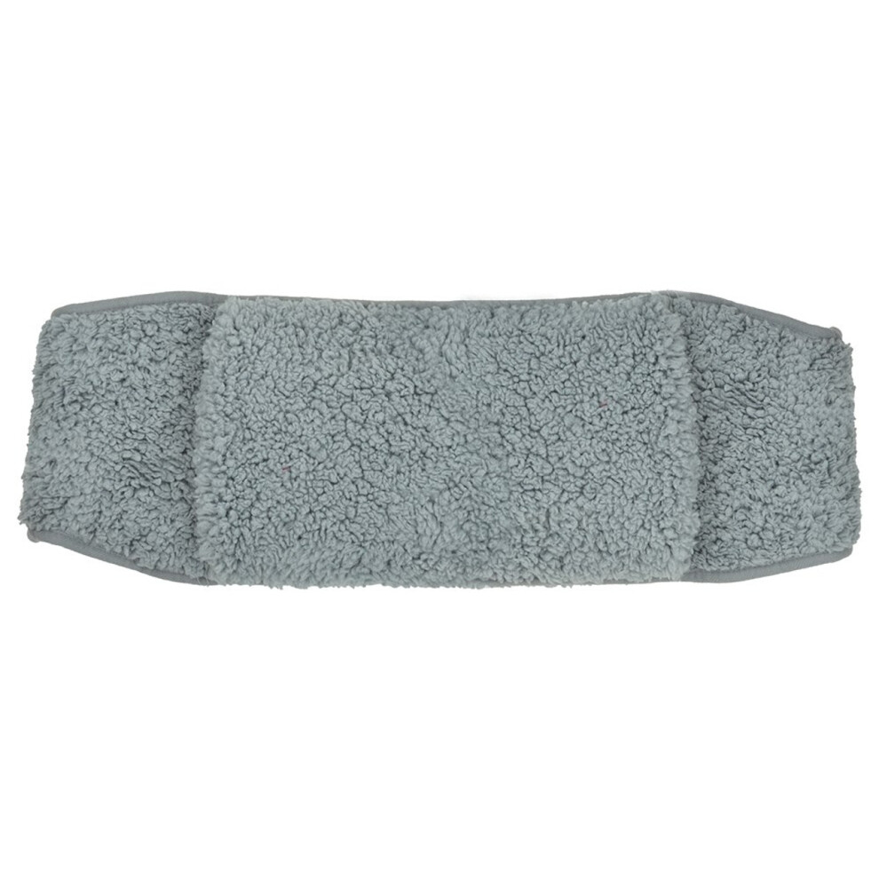 Slumberzzz Grey Teddy Fleece Hot Water Bottle Body Wrap