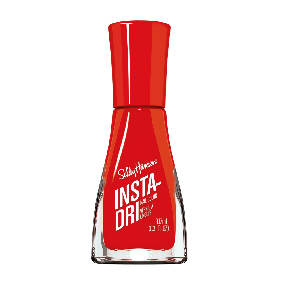 Sally Hansen Insta-Dri Nail Polish - Color Collision Collection  Augmented Red-ality - 0.31 fl oz.