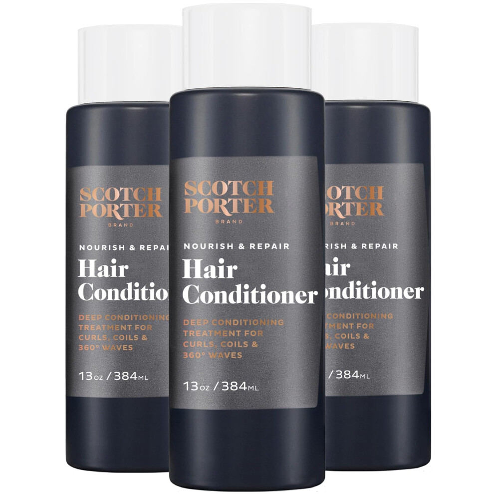 Scotch Porter Nourish & Repair Hair Conditioner For Men | Strengthens, Softens & Prevents Frizz | Formulated With Non-Toxic Ingredients, Free Of Parab