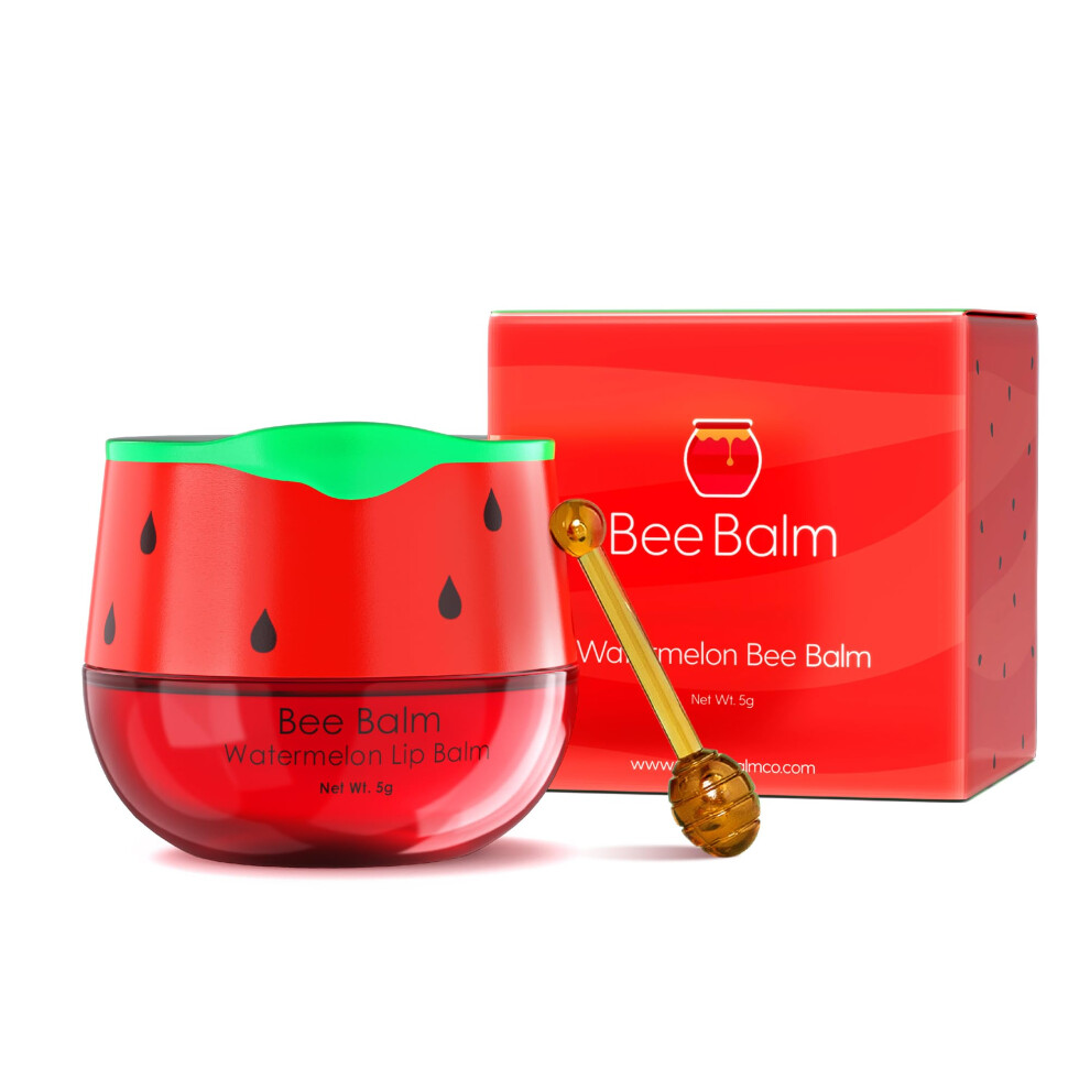 Bee Balm Original Lip Balm Watermelon Hydrating Lip Balm Lip Butter For Dry And Cracked Lips Propolis Honey Lip Mask Lip Moisturizing Mask Reduce
