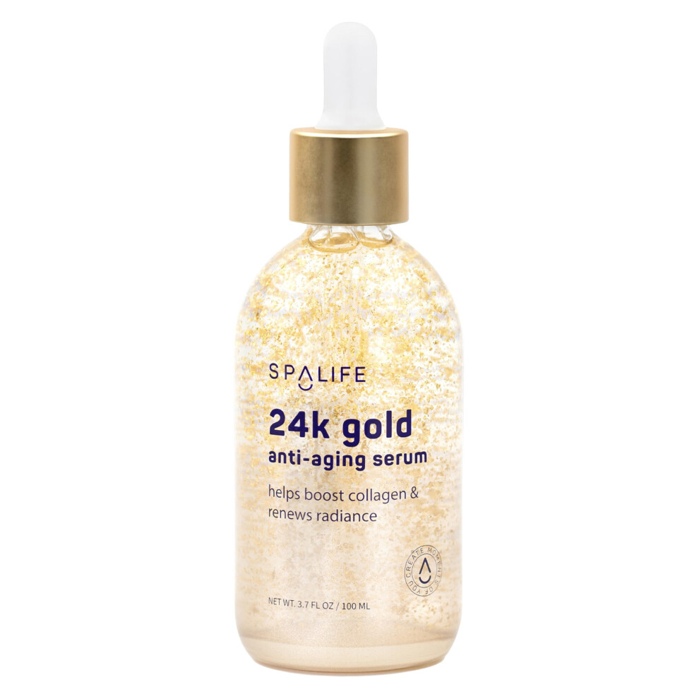 Spalife Spa Life Face Serum: Firm Collagen Serum 100 Ml (3.7 Oz) - Enhanced Firmness And Hydration - Skin Smoothing Face Plumping Pearl-Infused - Fights Fin
