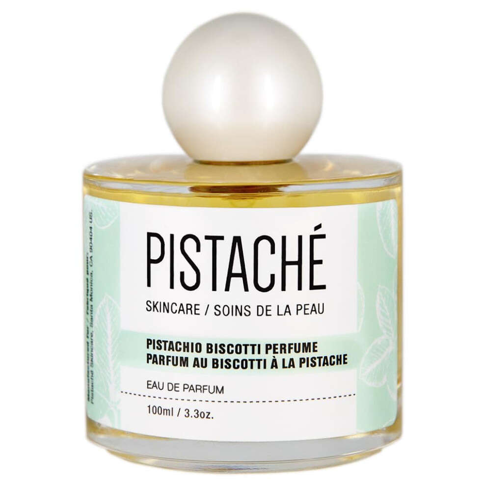 Pistach? Skincare Pistachio Biscotti Perfume Eau de Parfum + Nutty + Lightly Sweet + Boyfriend Butter Scent  3.38 oz