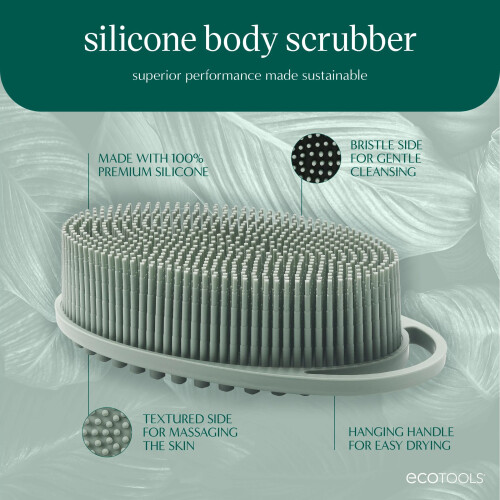 EcoTools, Silikon-Körperpeeling, 1 Peelinghandschuh 2