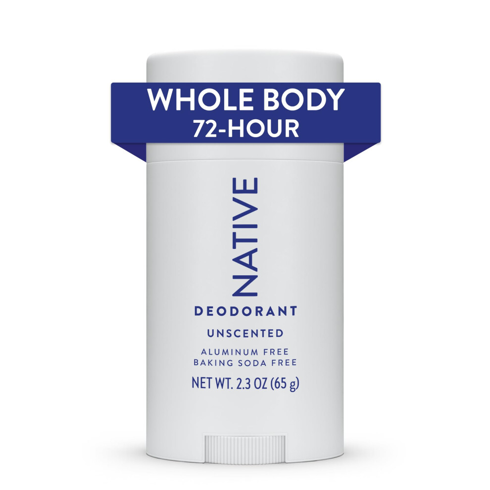 Native Whole Body Deodorant Stick Contains Naturally Derived Ingredients  Deodorant for Men and Women | 72 Hour Odor Protection  Aluminum Free with Co