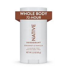 Native Whole Body Deodorant Stick Contains Naturally Derived Ingredients, Deodorant for Men and Women | 72 Hour Odor Protection, Aluminum Free with Co