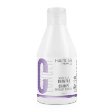 Salerm Shampoo fr weies und gebleichtes Haar White Hair Lab Shampoo 300 ml beseitigt Gelbtne verleiht grauem und blondem Haar Glanz fr