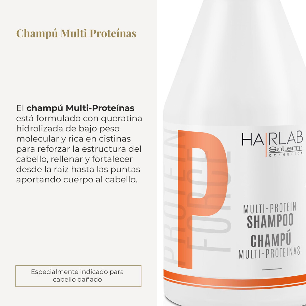 Salerm 21 Après-shampooing Sans Rinçage 250 Ml – Protéines De Soie – Cheveux Abîmés