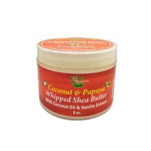 Mine Botanicals Kokos & Papaya pisket sheasmr med kokosolie og vaniljeekstrakt