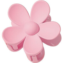Galepromot Pink Flower -hiusklipsi Matta Kukan muotoinen Liukumattomat vahvat tarttumiskynnet Sopii tytφille kaikenlaisilla hiuksilla Pieni 1 kpl