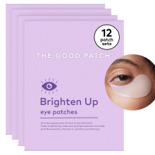 The Good Patch Brighten Up Hydrogel Under Eye Patches for Dark Circles and Puffy Eyes Made with Niacinamide Vitamin K Pine Leaf Extract Clinically