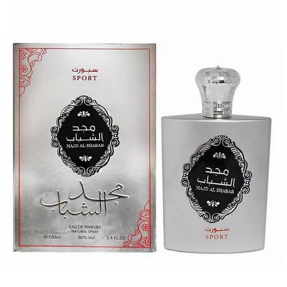 Ard Al Zaafaran Perfumes Majd Al Shabab Sport Eau De Perfume Spray For Women 3.4 Ounce