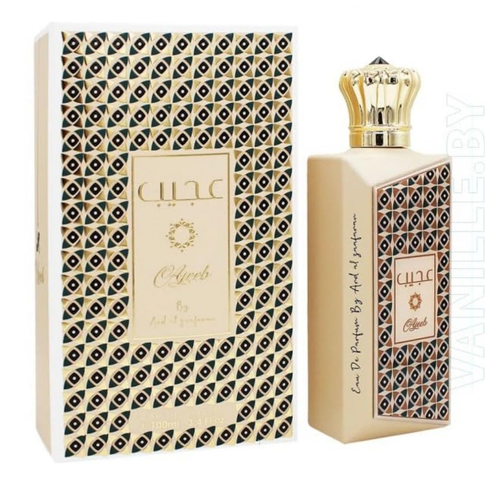 Ard Al Zaafaran Perf Ard Al Zaafaran Ajeeb Eau De Perfume Spray For Unisex 3.4 Ounce