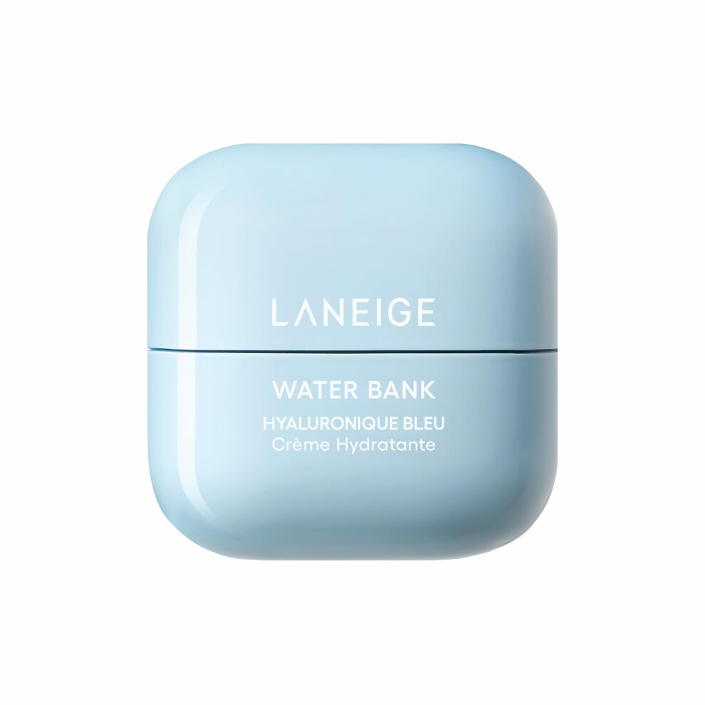 LANEIGE Water Bank Blue Hyaluronic Moisturizer Mini: Barrier-Boosting Hydration  Squalane  Ceramide  Dermatologist-tested
