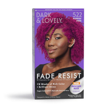 Softsheen-Carson Dark and Lovely Hair Dye Fade Resist Barva na vlasy s kondicionrem Maska na vlasy Poppin Pink 1 sada na barven vlasu