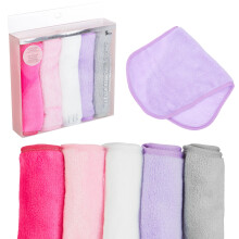 Expressions 5pc Makeup Remover Cloths - Machine Washable Microfiber Makeup Remover Cloth Bundle Non-Toxic Makeup Removing Cloths/Eco-Friendly Face C