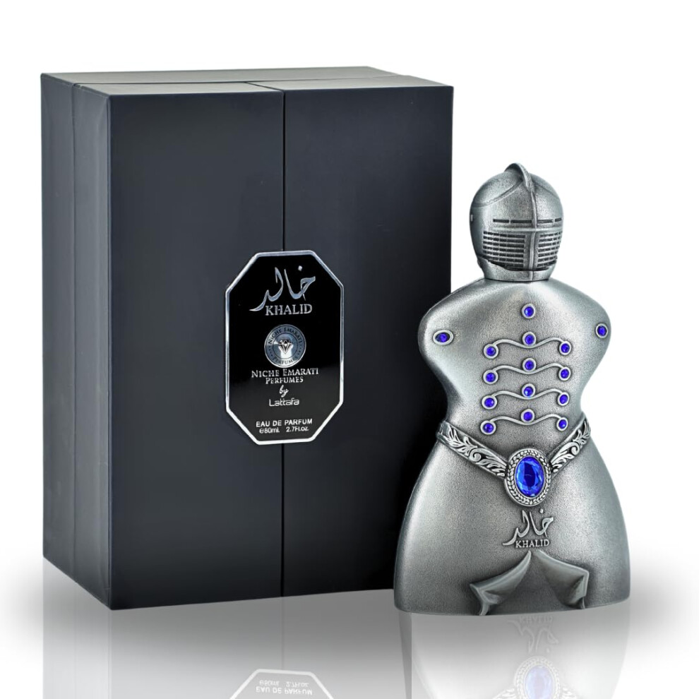 Lattafa Khalid EDP-80ML(2.7Oz) Niche Emarati Perfumes Perfumes  Original Iconic Fragrance  Perfume for Men & Women  Unisex Perfumes  Exquisite Fragran