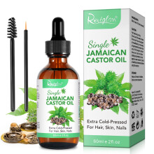 Jamaikanisches schwarzes Rizinusl, 60 ml, Einzelkrpermassage, Rizinusl, Bio-Feuchtigkeitsmassage, therisches l fr Haarwachstum, Krperpflege, W