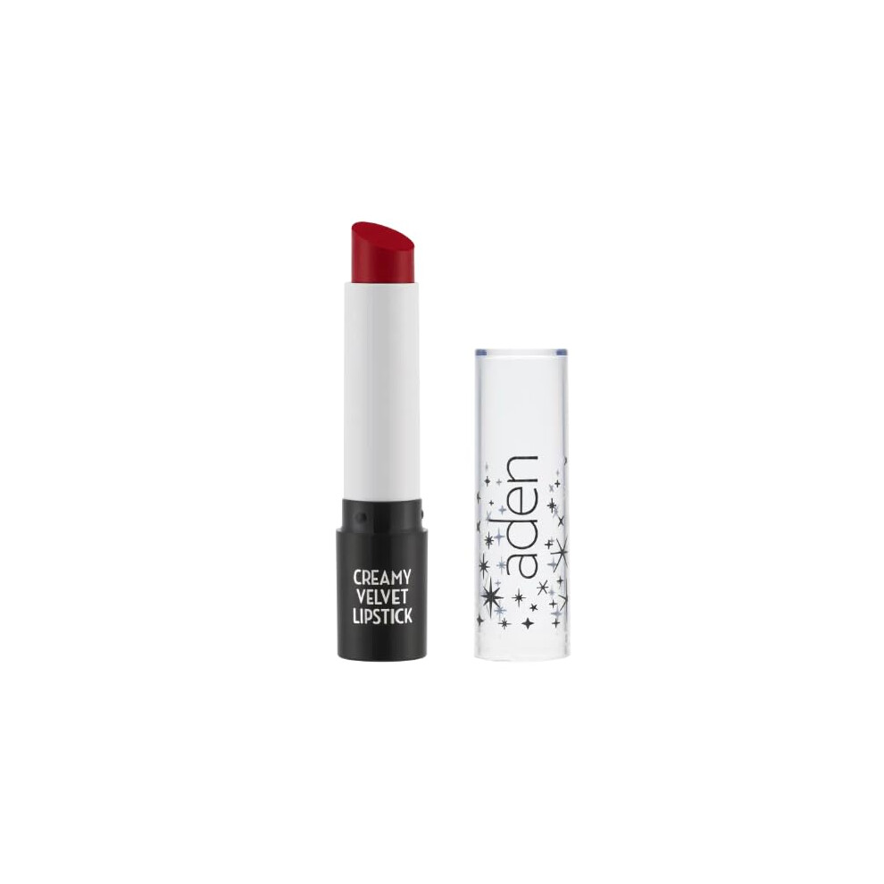 Aden Red Velvet Lipstick - Highly Pigmented - Durable & Hydrating - Creamy & Smooth (07 Sour Cherry)