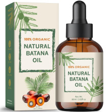 Raw Batana Oil for Hair Growth from Honduras Dr. Sebi Hair Oil 100% Natural and Pure Nourishment to Eliminate Split Ends and Hair Loss in Men &