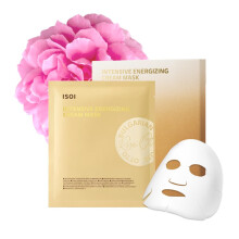 isoi Intensive Energizing Cream Mask Pack 4EA | Premium Sheet Mask for Skin Elasticity | Korean Skin Care by High Moisturizing & Nourishing Firming C